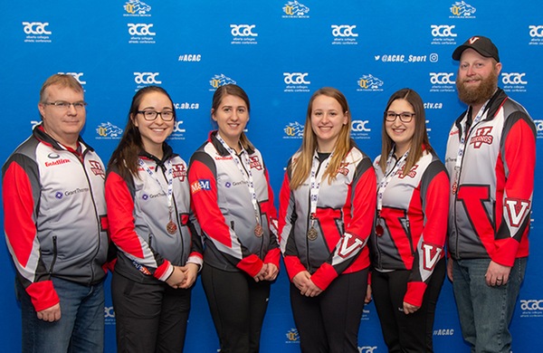 2018-19 Augustana Vikings - ACAC Women's Curling Silver Medalists